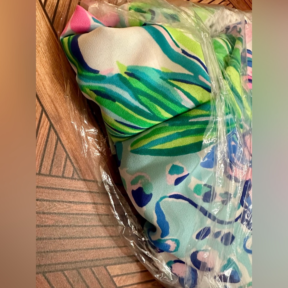 NWT Lilly Pulitzer Ivie Maxi Dress in Multi Kitten Around Size 16 - Picture 5 of 6